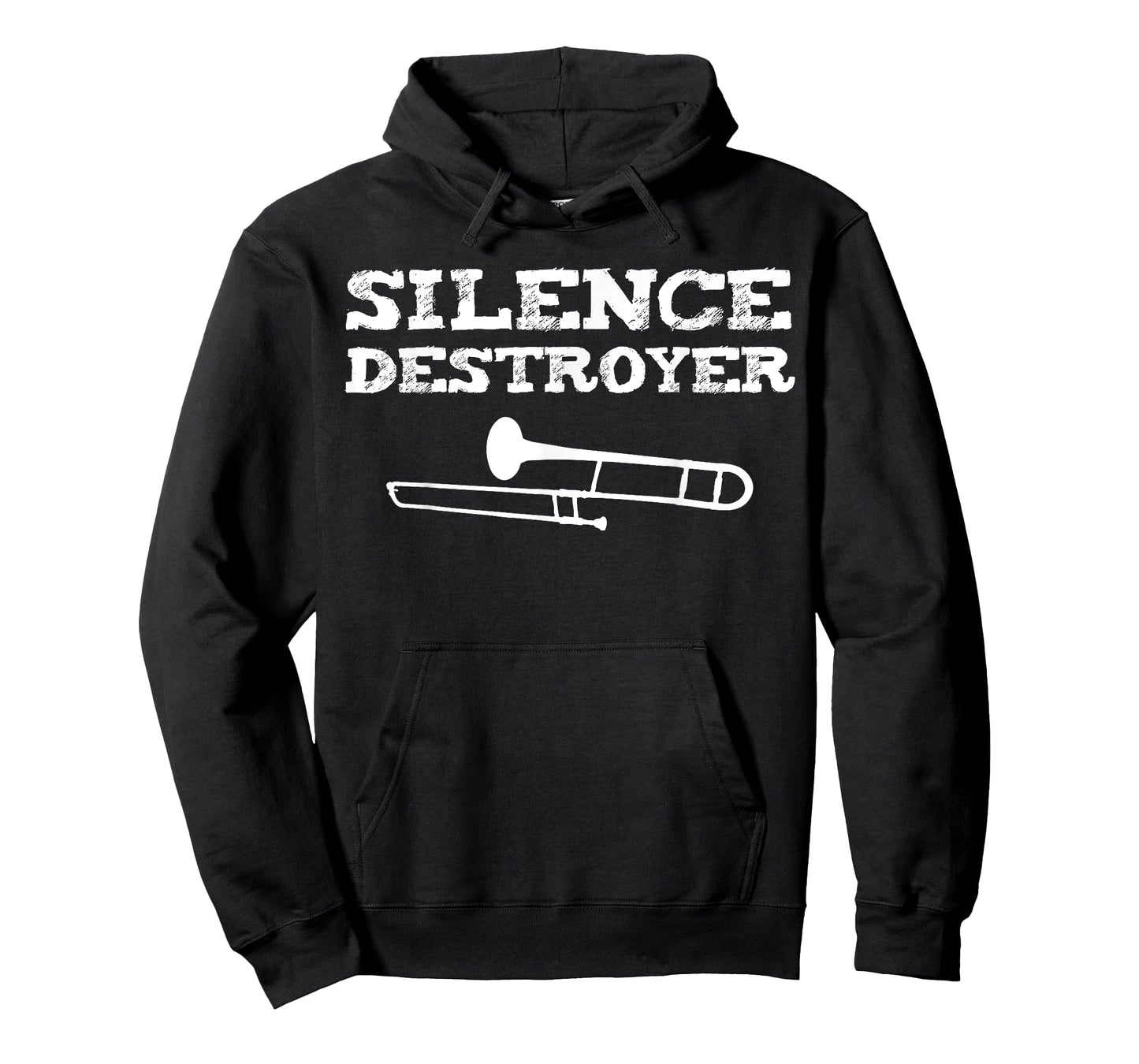 Trombone t-shirt. Silence Destroyer. I destroy silence