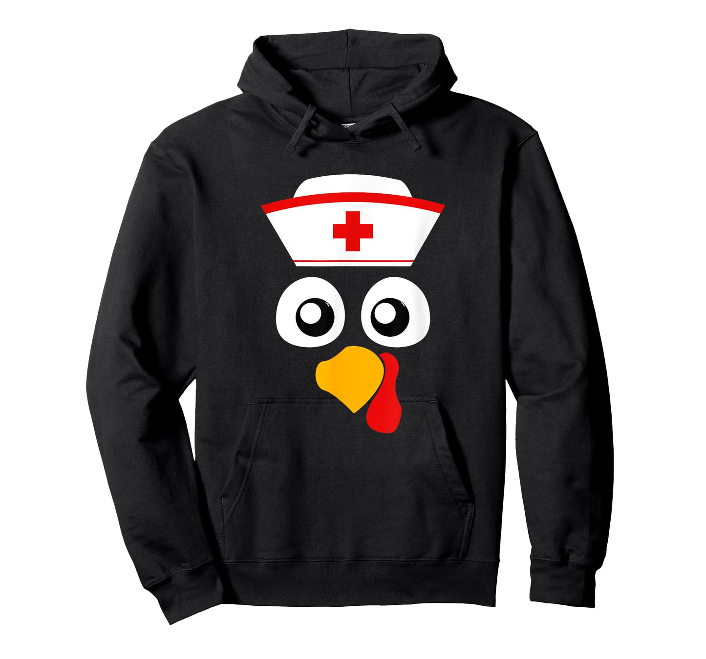 Cute Nurse Turkey Face, Nurses Cap for Thanksgiving party T-Shirt