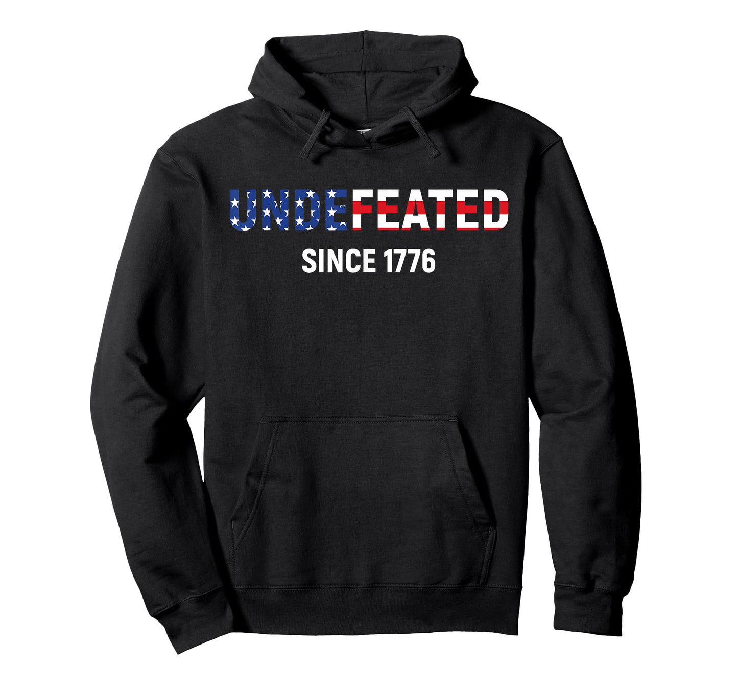 Undefeated Since 1776 American Flag 4th of July Women Kids Men T-Shirt