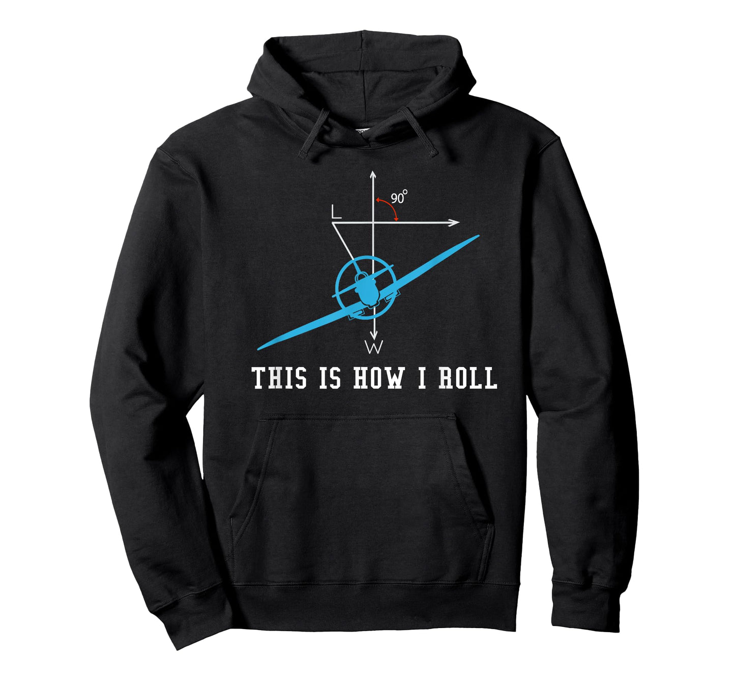 Airplane Aircraft T-Shirt This Is How I Roll Tee T-Shirt
