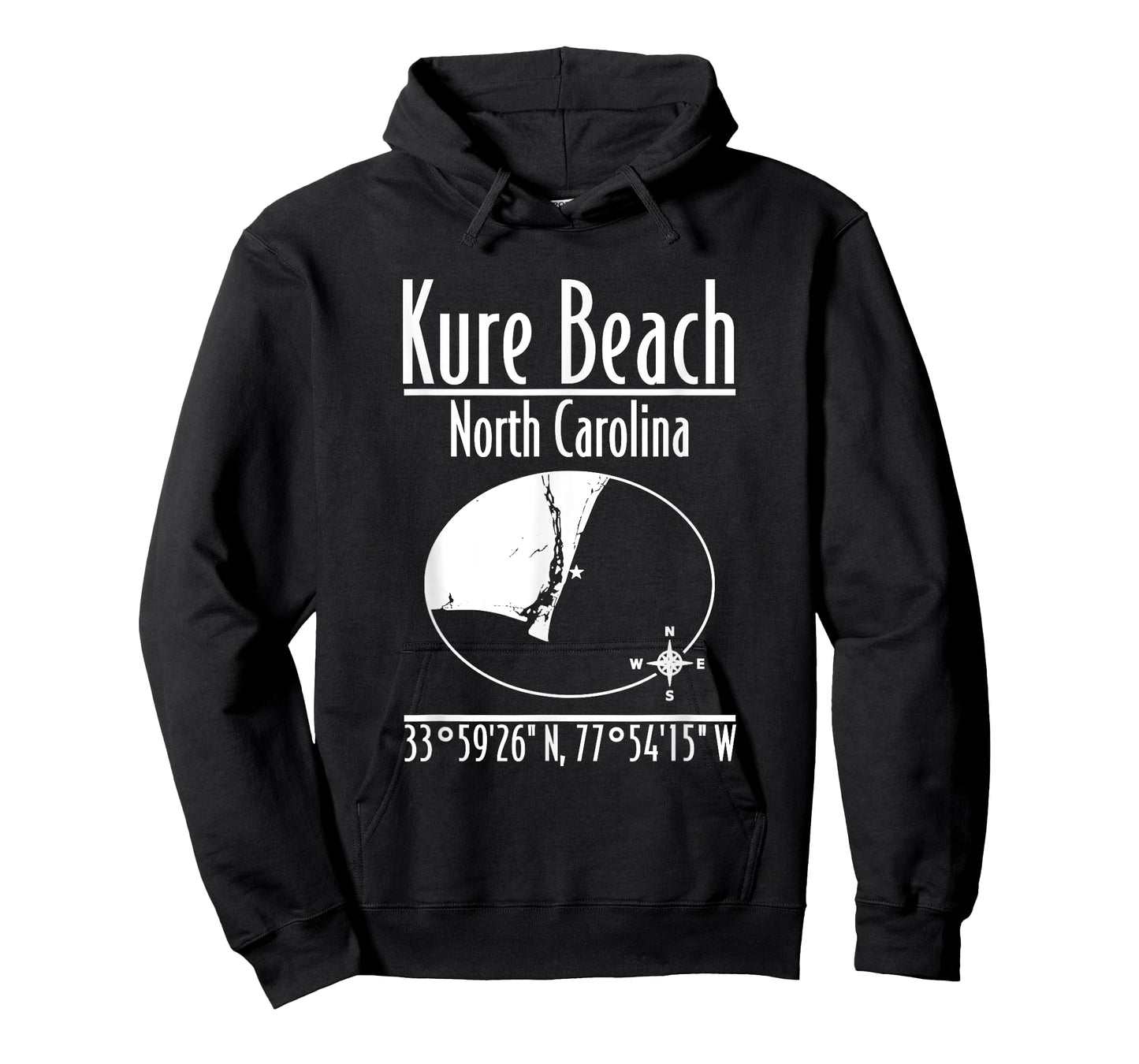 Modern Kure Beach - North Carolina T-Shirt