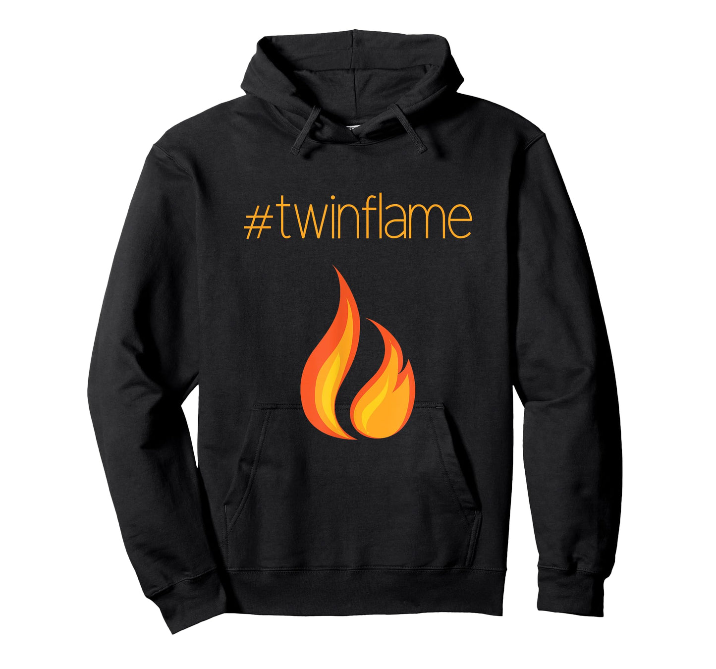 Twin Flame Hashtag Fire Flames Design for Twin Flames T-Shirt