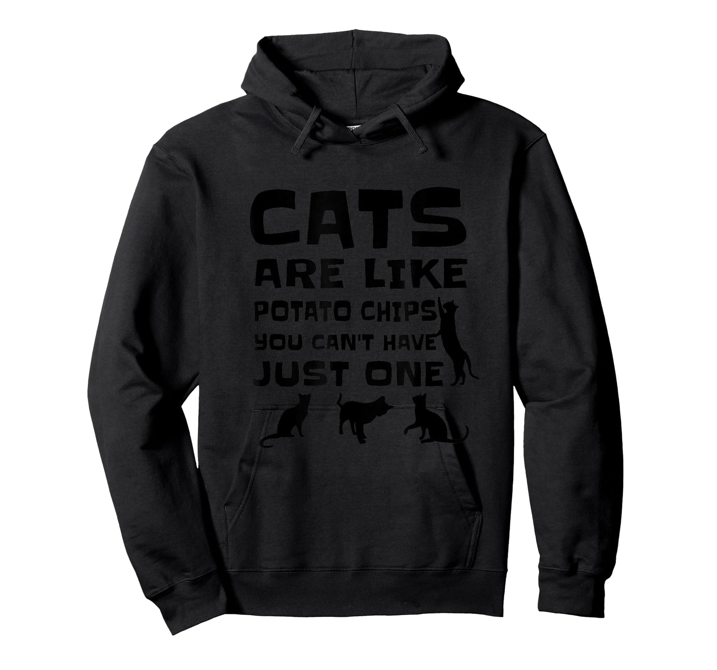 Cats Are Like Potato Chips Funny Cat Shirts Cat T Shirt T-Shirt for Men Women Girls Kids