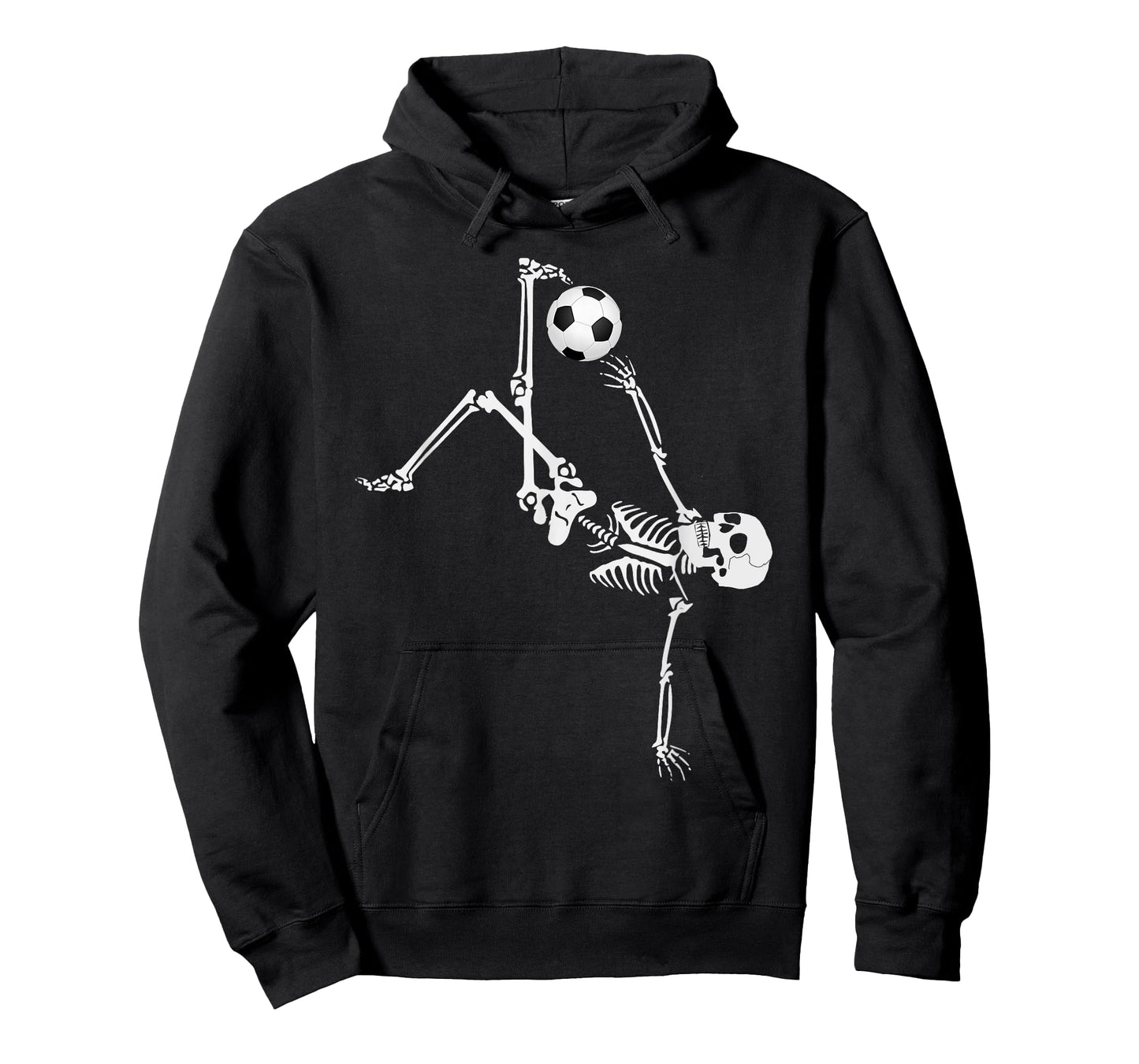Soccer Skeleton Halloween Soccer Bicycle Kick T-Shirt