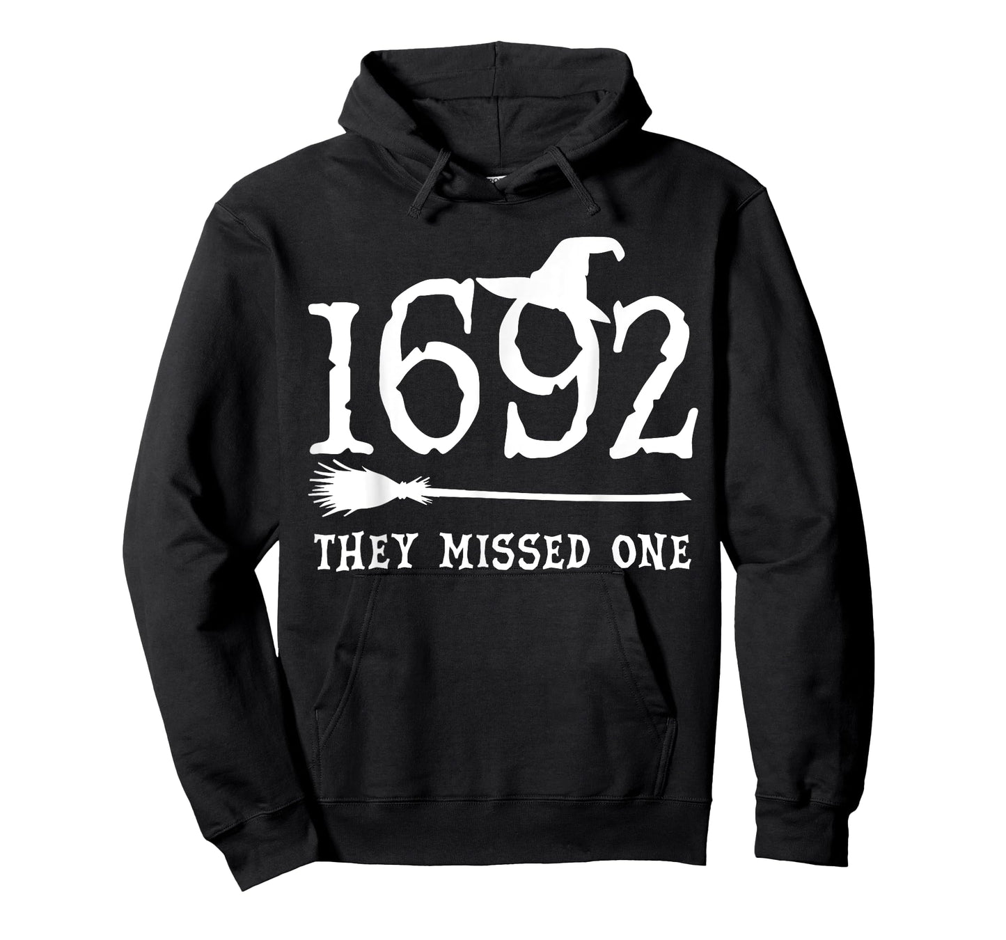 1692 They Missed One Halloween Feminist Witch Trials Womens T-Shirt