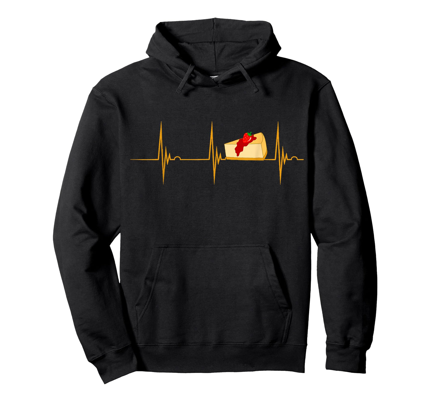 Cheesecake Dessert Cheese Cake Heartbeat EKG Pulseline T-Shirt