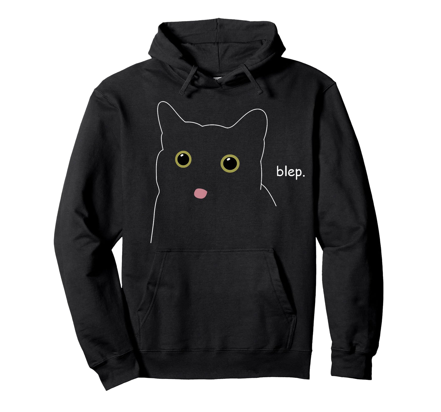Funny Blep Blep Cute Cat Animals Shirt Black Cat Tee T-Shirt for Men Women Kids