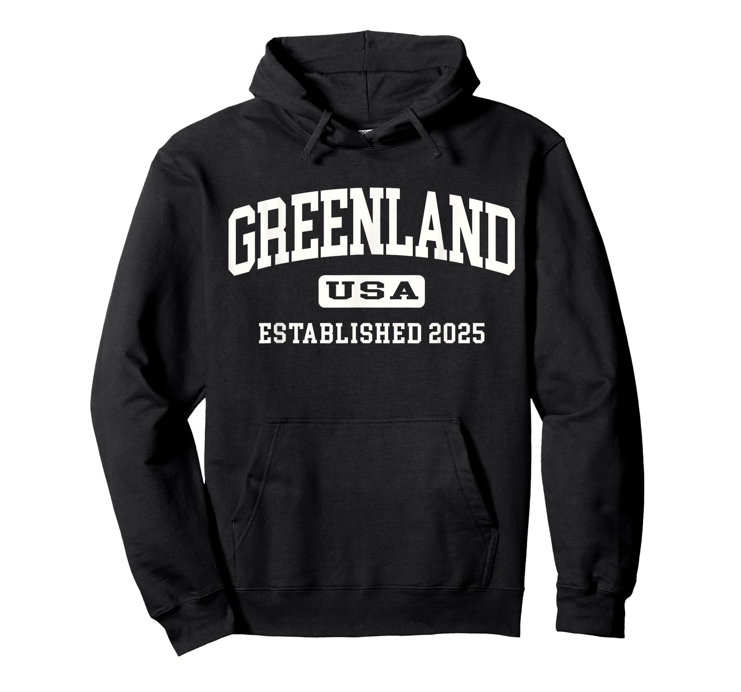 FUNNY GREENLAND USA AMERICAN STATE 2025 WHITE COLLEGIATE T-Shirt