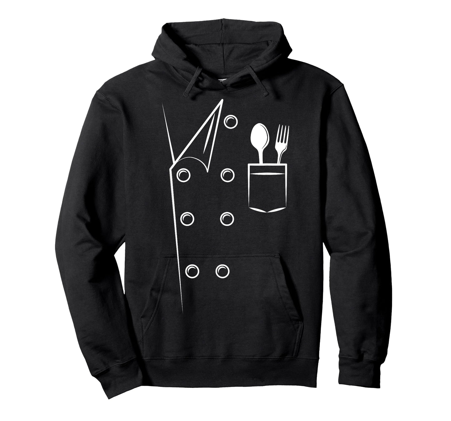 Chef Costume Spoon Fork Culinary Kitchen Chief Cook Cuisine T-Shirt