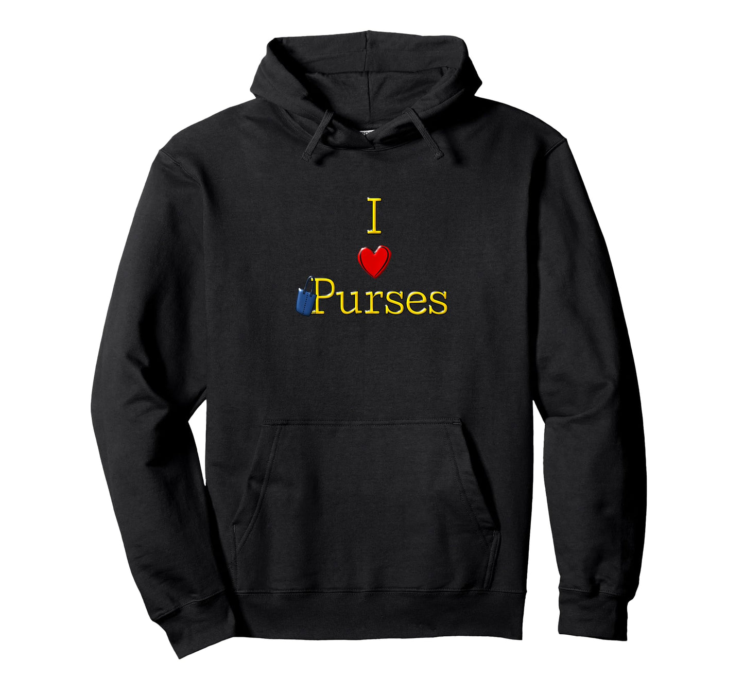 I Love Heart Purses Graphic Cute Designer Handbag Lover Gift T-Shirt