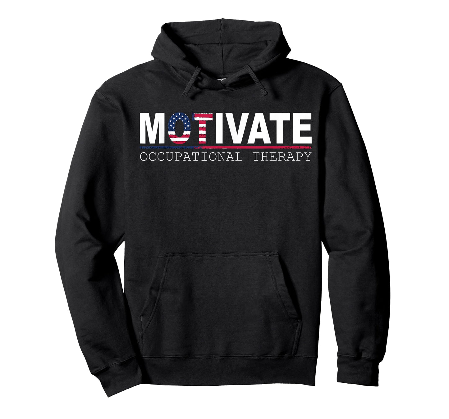 Motivate Occupational Therapy American Flag Shirt Veterans T-Shirt