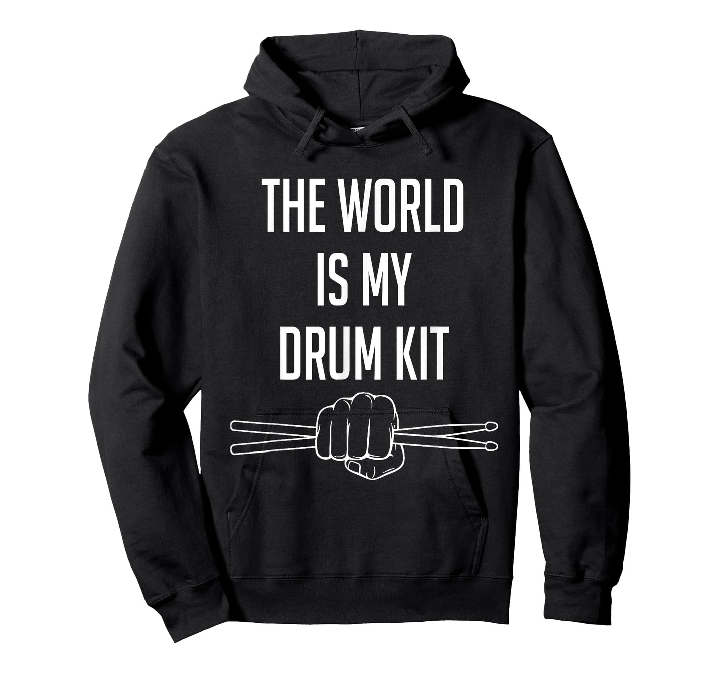 Funny Drummer Saying The World Is My Drum Kit T-Shirt