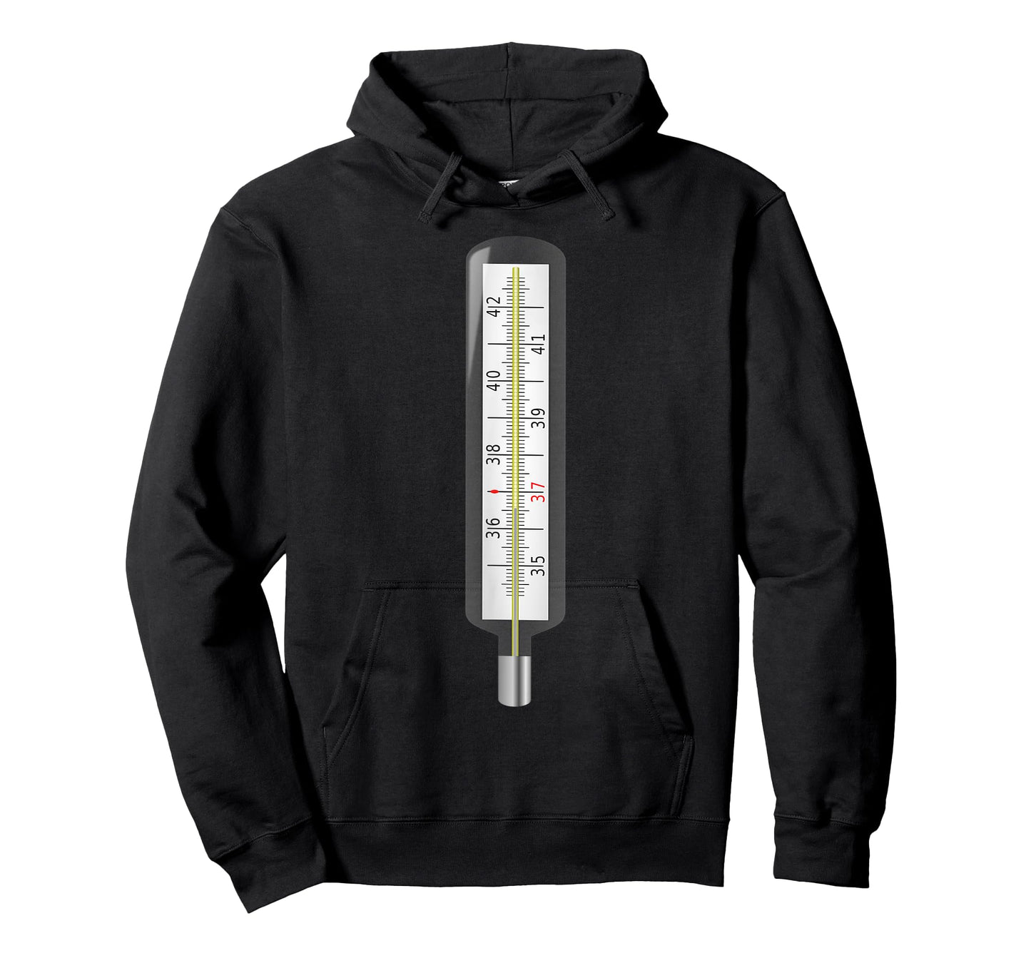 Clinical Thermometer Funny Dress Up Cosplay Halloween Prop T-Shirt