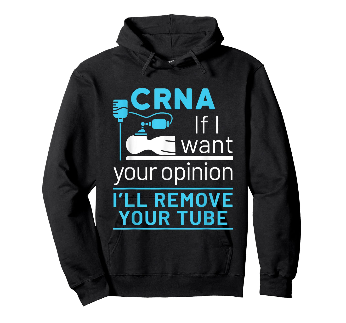 CRNA Nurse Anesthetist Appreciation Funny Anesthesia Tube T-Shirt