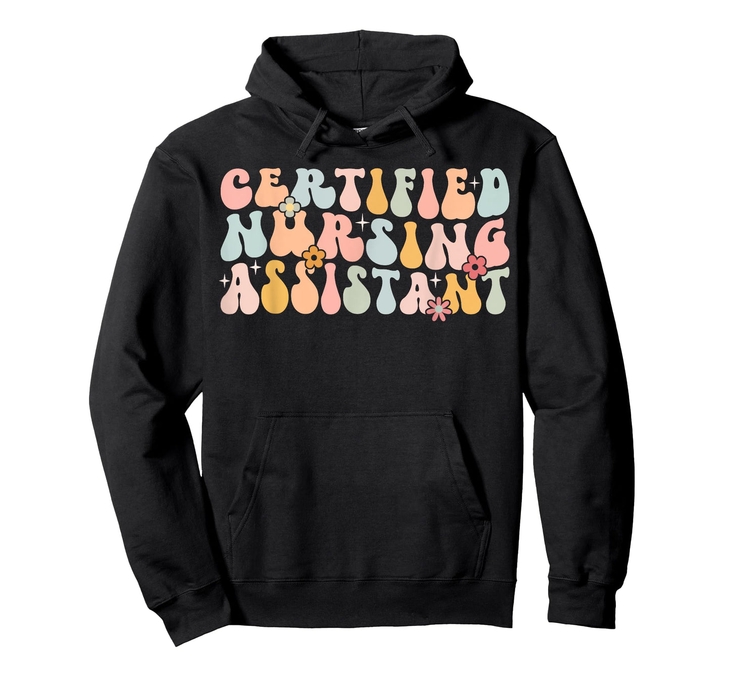 Certified Nursing Assistant Retro CNA Graduation Groovy T-Shirt