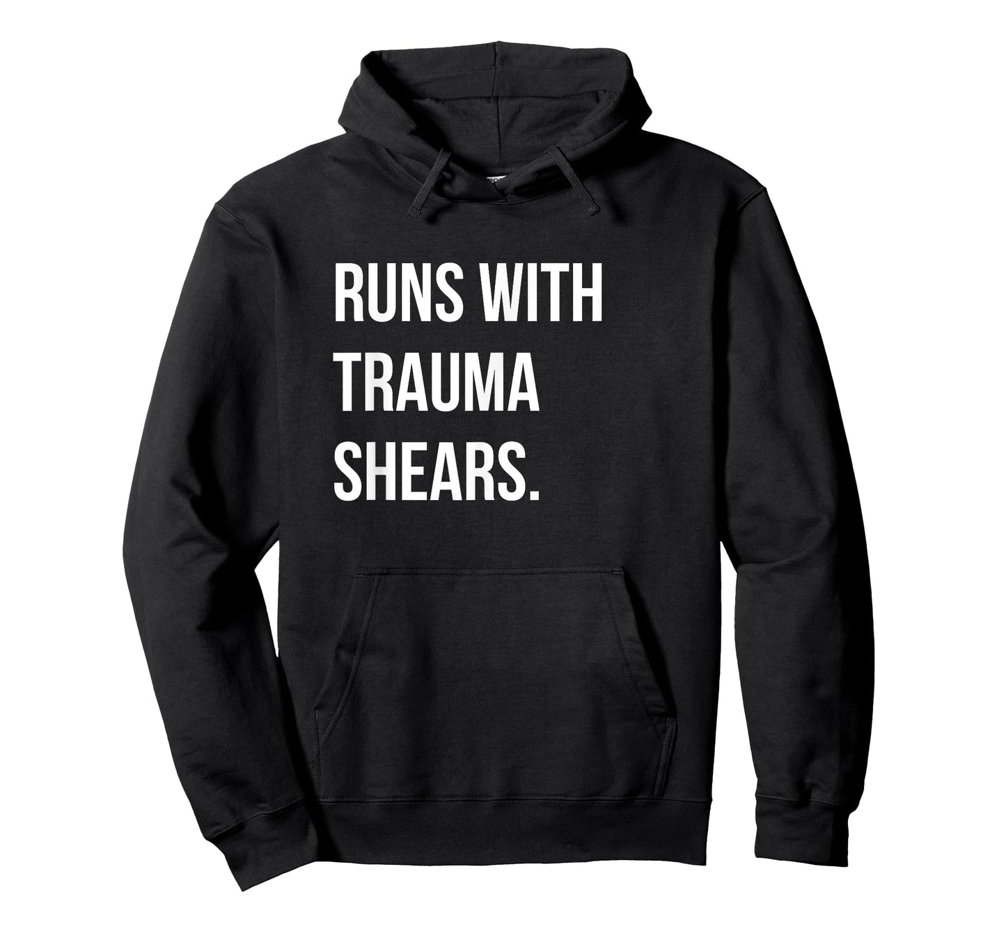 Runs With Trauma Shears Paramedic T Shirt T-Shirt