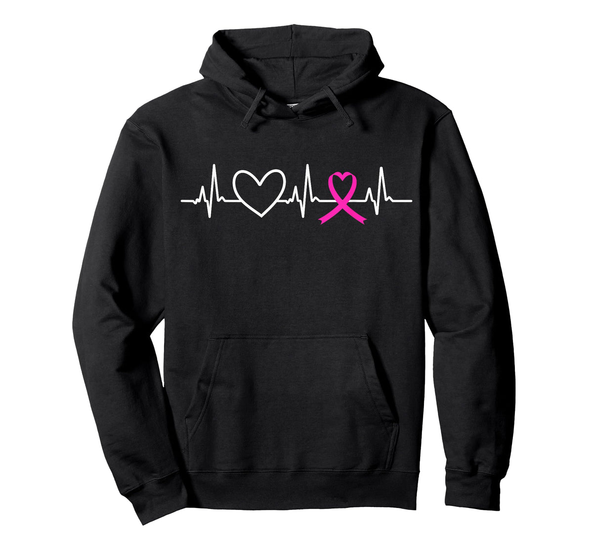 Breast Cancer Awareness Month Pink Ribbon Heartbeat Gifts T-Shirt