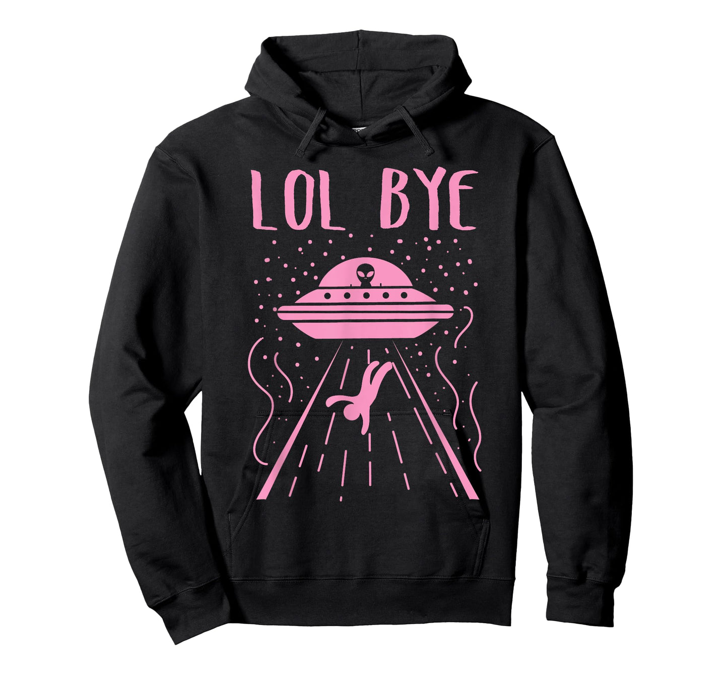 Rad LOL Bye Alien Gift Retro UFO Gift T-Shirt