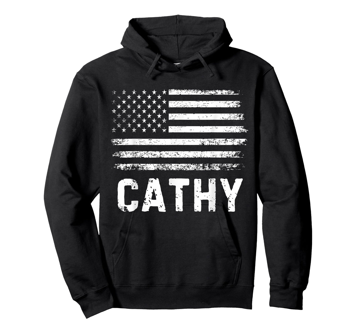 Cathy Birthday Forename Flag Personalized USA T-Shirt