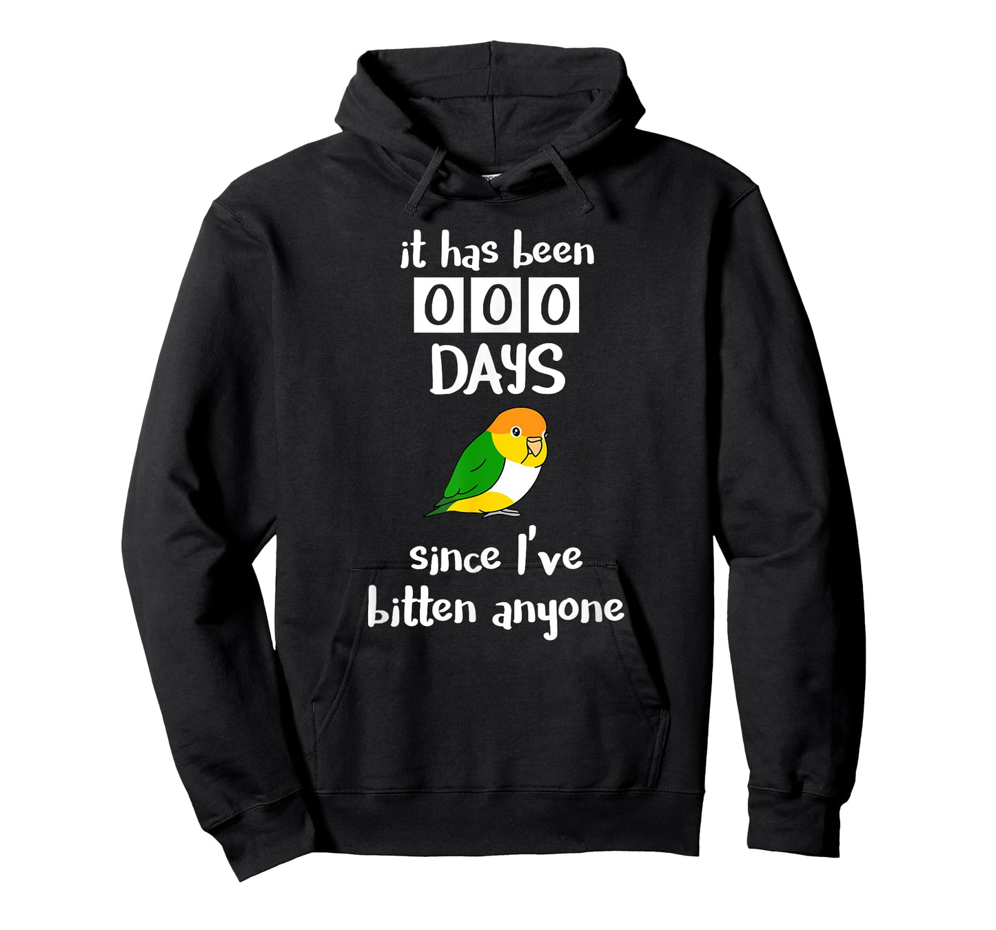 Chubby Caique It has been 0 days since I've bitten anyone T-Shirt