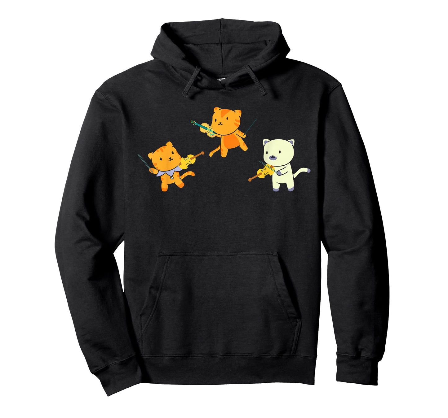 Cat Playing Violin Cello Cat Lover Violinist Cello Player T-Shirt