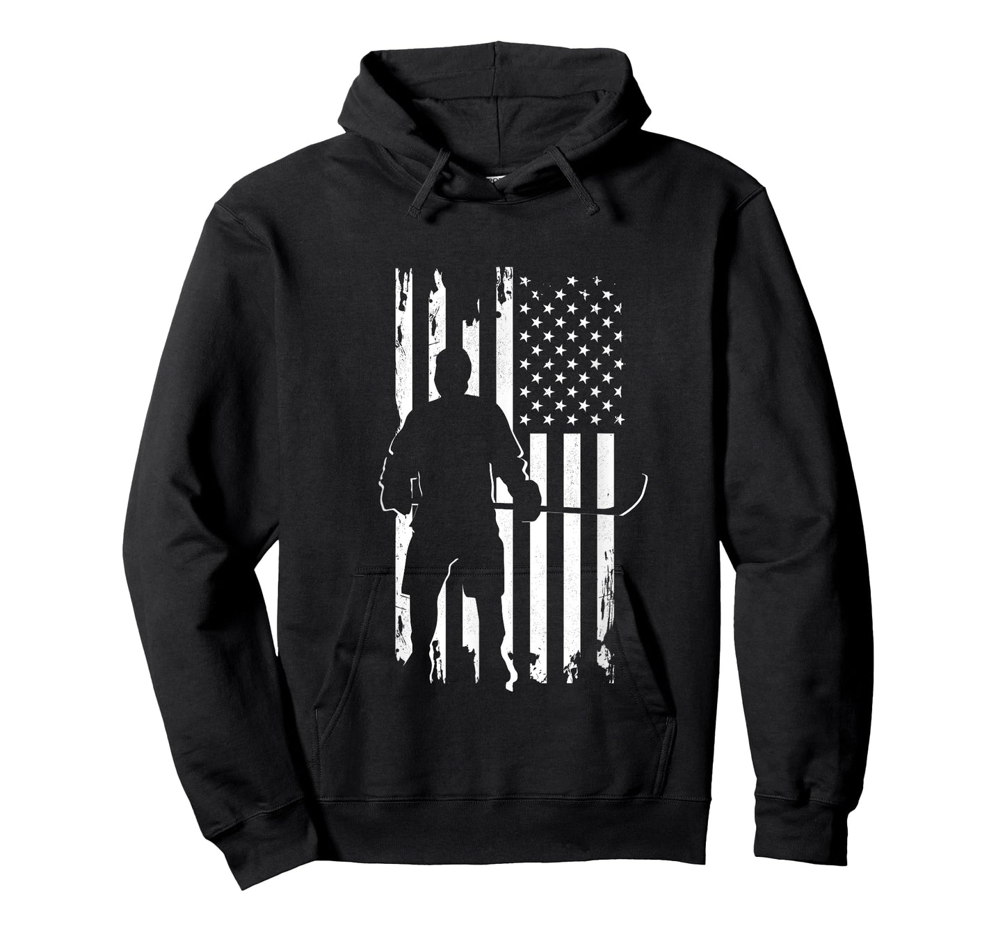 American Flag Hockey Apparel - Hockey T-Shirt