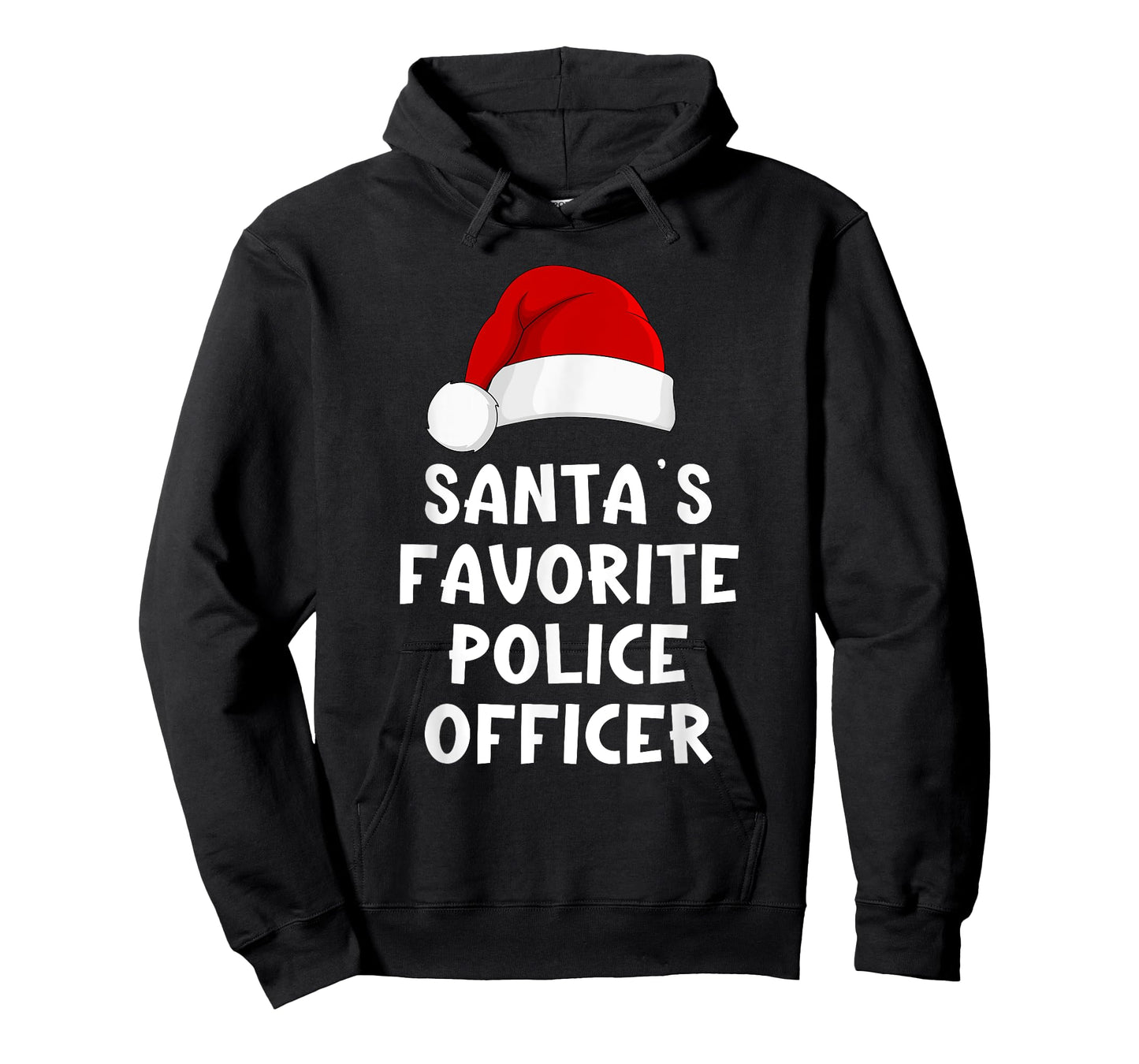 Christmas Santa's Favorite Police Officer Funny Pajama Cop T-Shirt