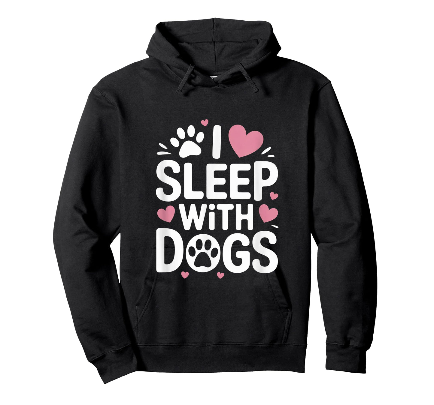 I Sleep With Dogs Funny Cute Puppy Pet Lovers Gift T-Shirt