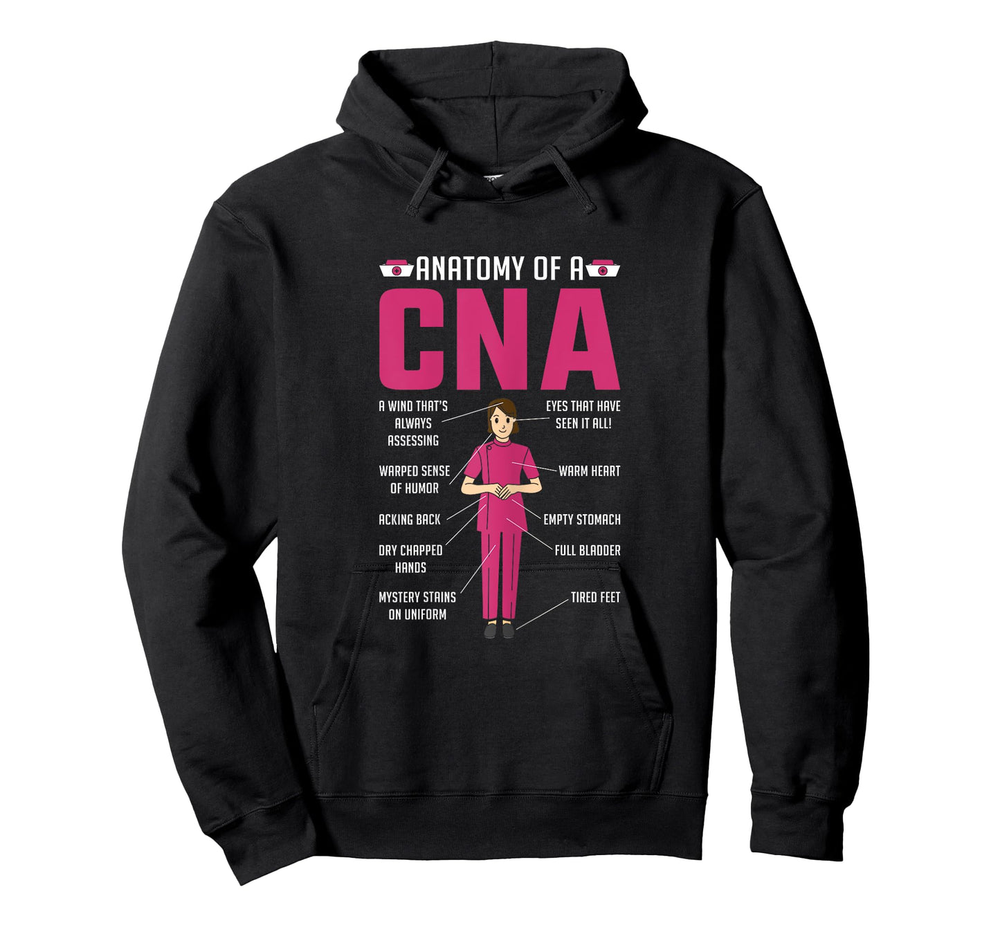 Anatomy of a Cna Nurse Day Nursing T-Shirt