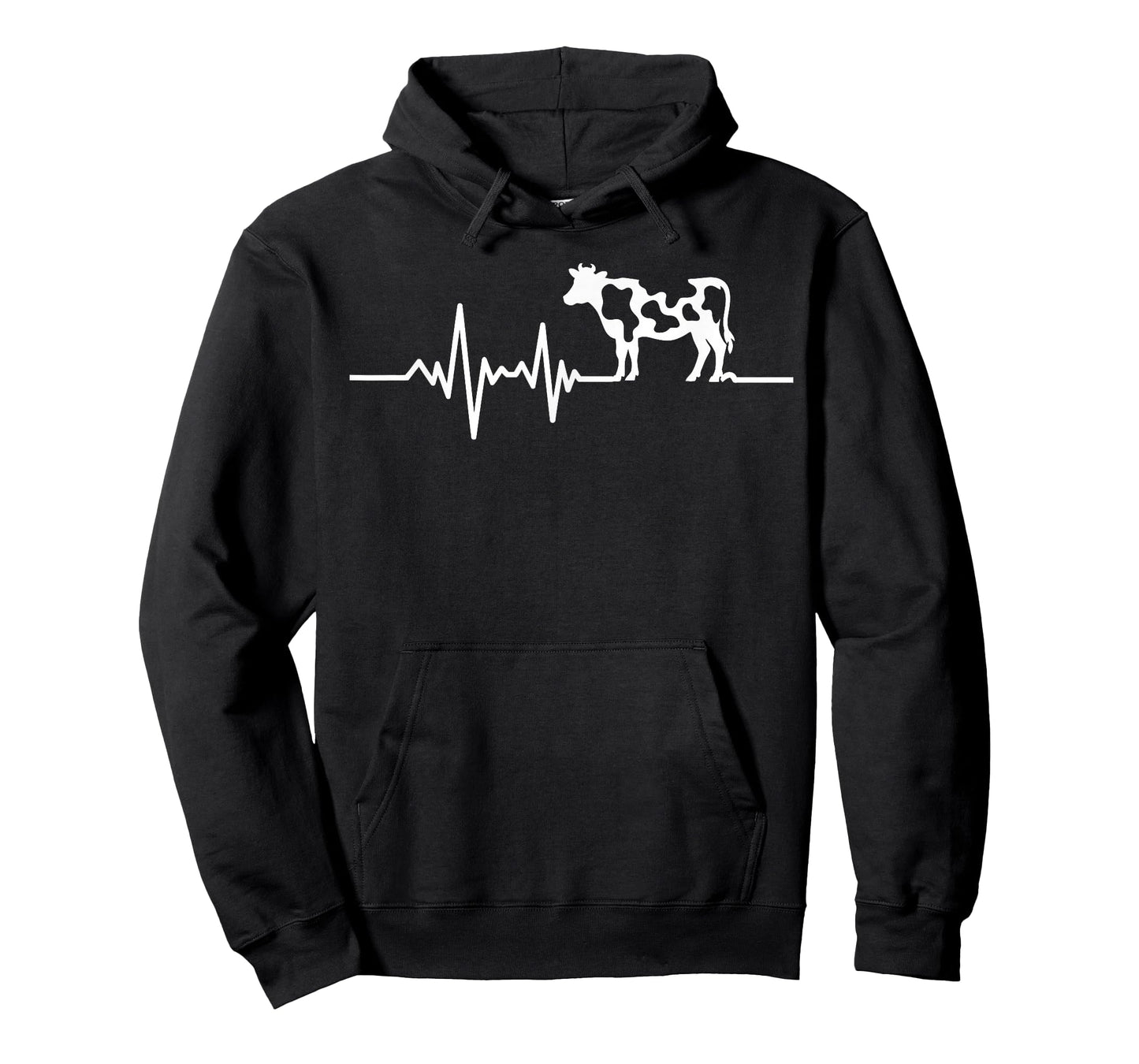 Cow Heartbeat Dairy Farming Ranch Life Cattle Lover Gifts T-Shirt