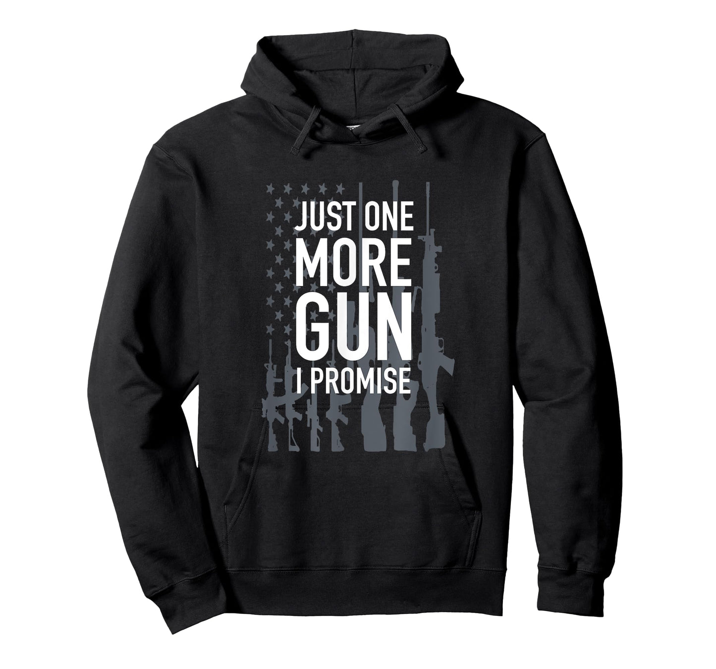 Just One More Gun I Promise Tee, Gun Collector American Flag Women Men T-Shirt