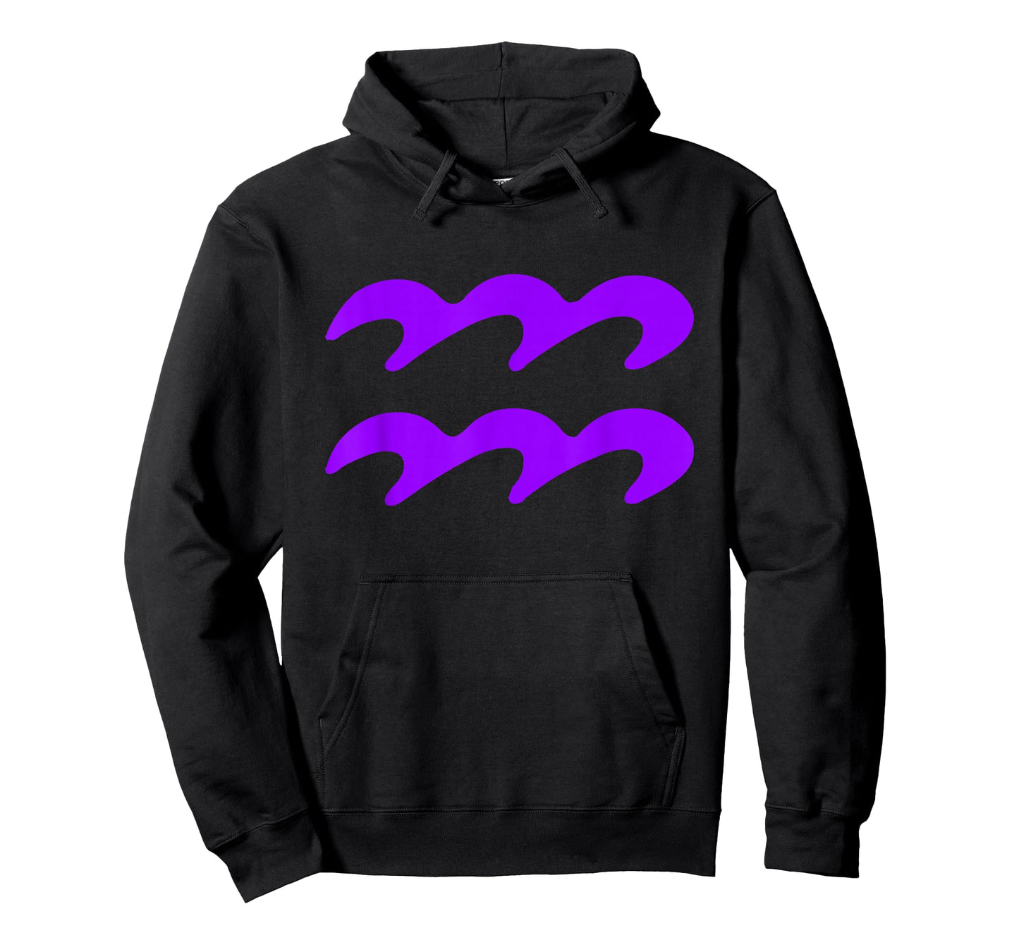 Vintage Aquarius Birthday Sign Zodiac Symbol Purple T-Shirt