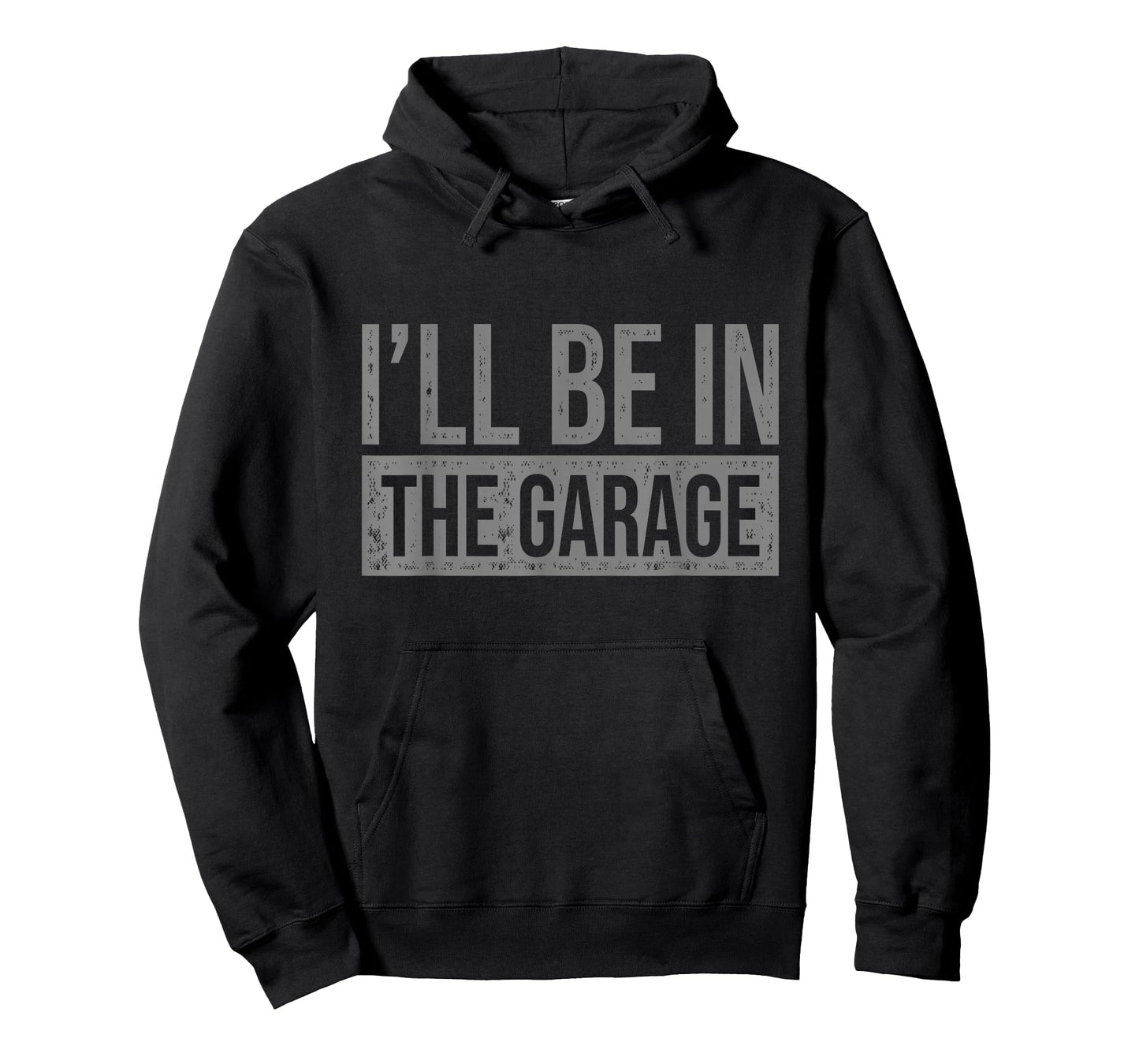 All Tees I'll Be In The Garage - Mechanic T-Shirt - Men's Black Short Sleeve Classic Fit T-Shirt - Small