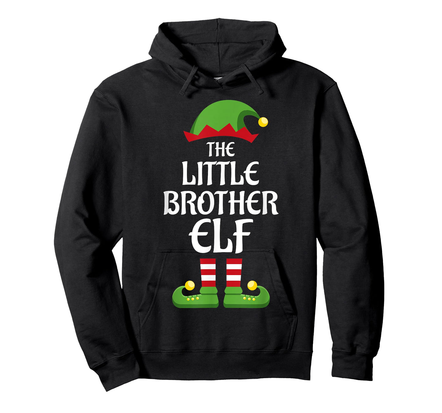 Little Brother Elf Family Matching Group Christmas T-Shirt