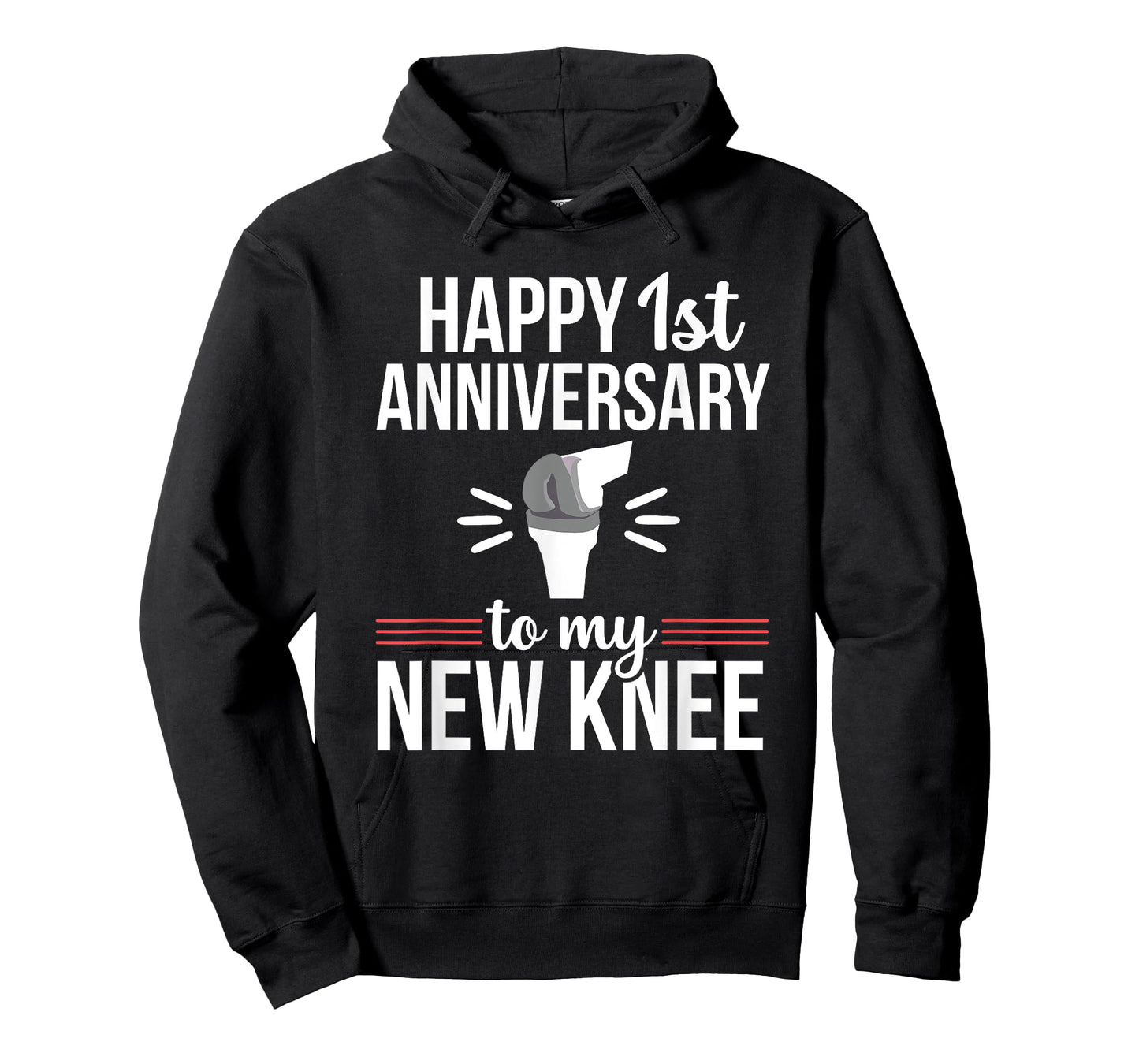 1st Anniversary Knee Replacement Funny Surgery Recovery T-Shirt
