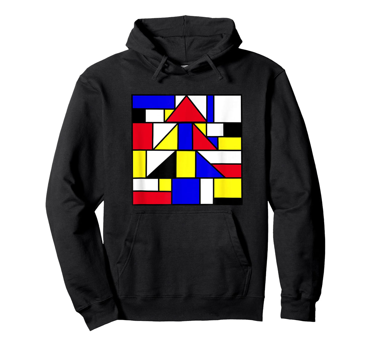 Mondrian inspired abstract primary colors geometric T-Shirt