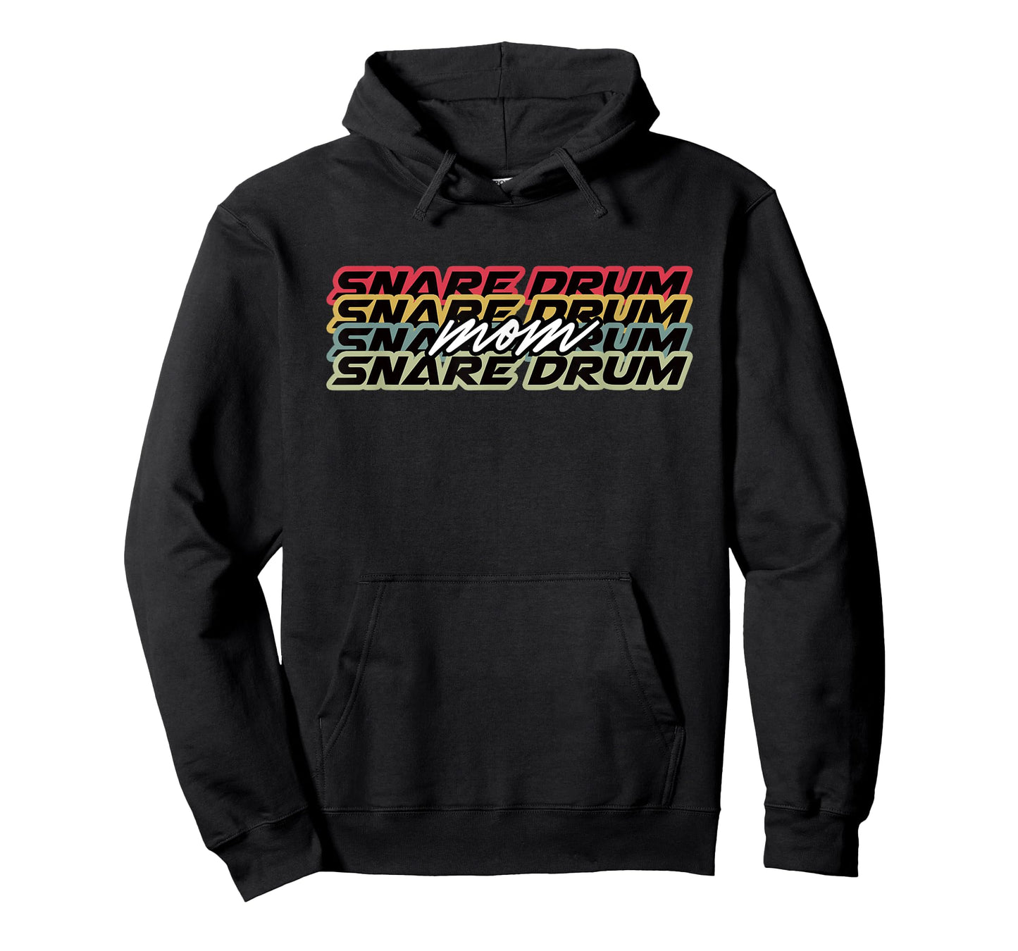Snare Drum Mom Player Retro Vintage Style 70s 80s 90s T-Shirt