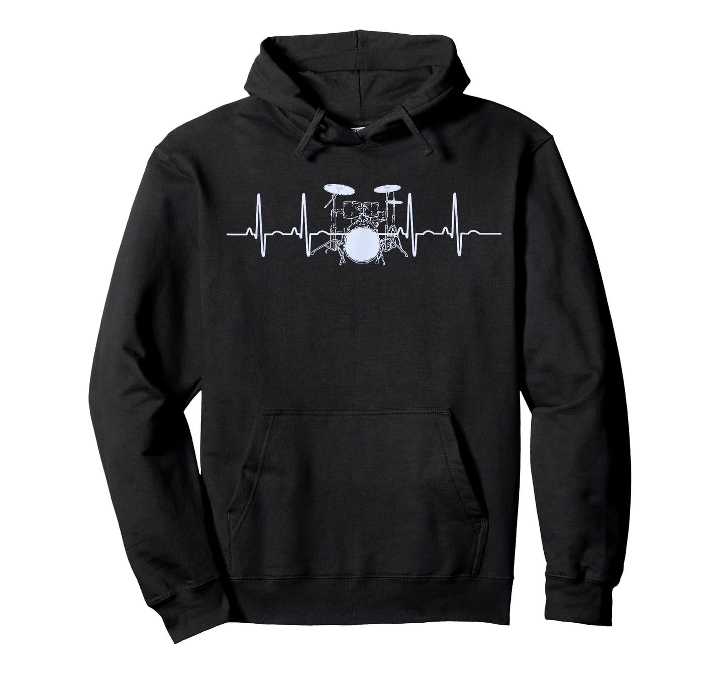 Drum Heartbeat Lifeline Music Lover Gift Drummer T-Shirt