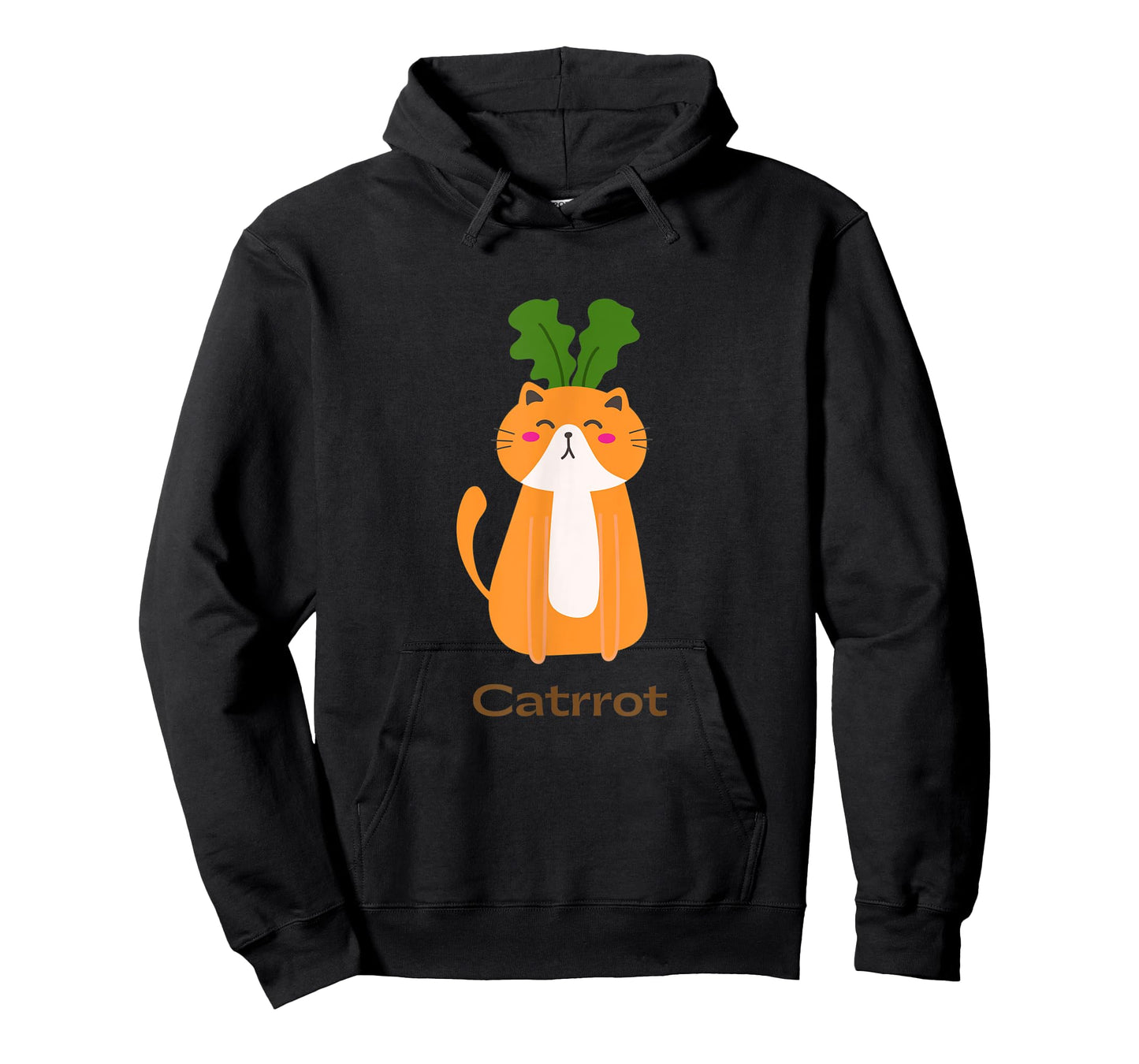 Catrrot Funny Cat Carrot Vegan And Cat Lover Kitten T-Shirt for Men Women