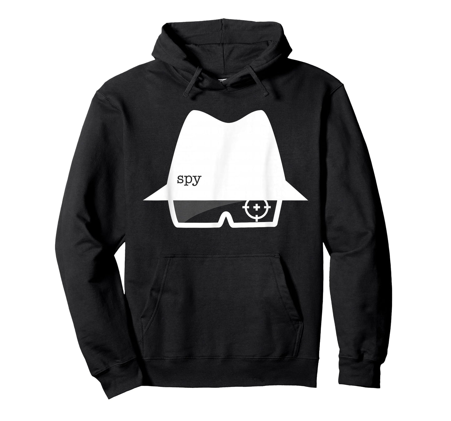 Spy Hat and Glasses Graphic T-Shirt