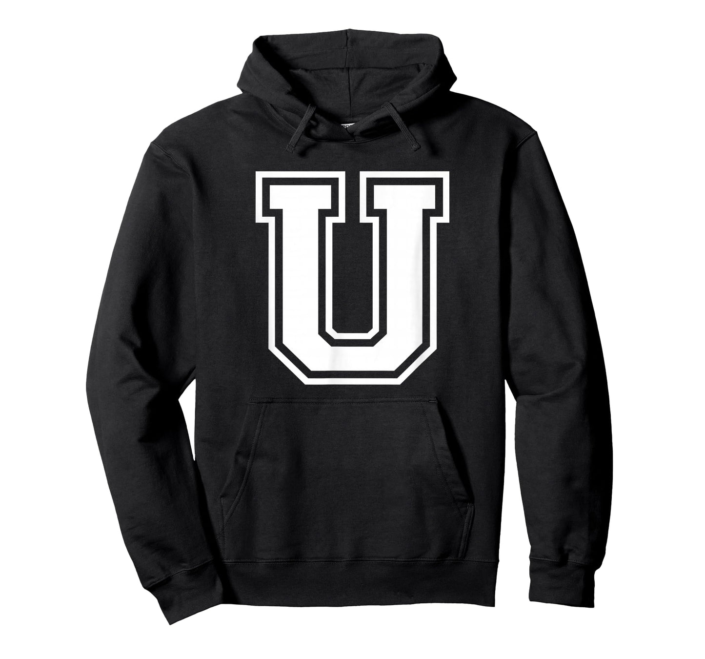 Letter U Name Initial Varsity Alphabet Monogram T-Shirt