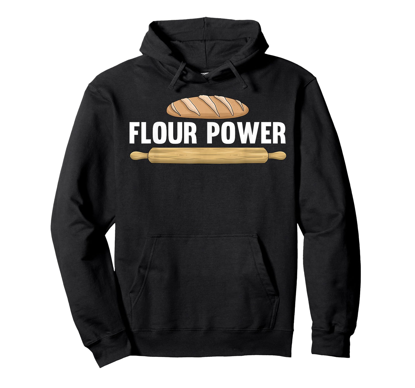 Cool Baking Art For Men Women Flour Power Bread Cookie Baker T-Shirt