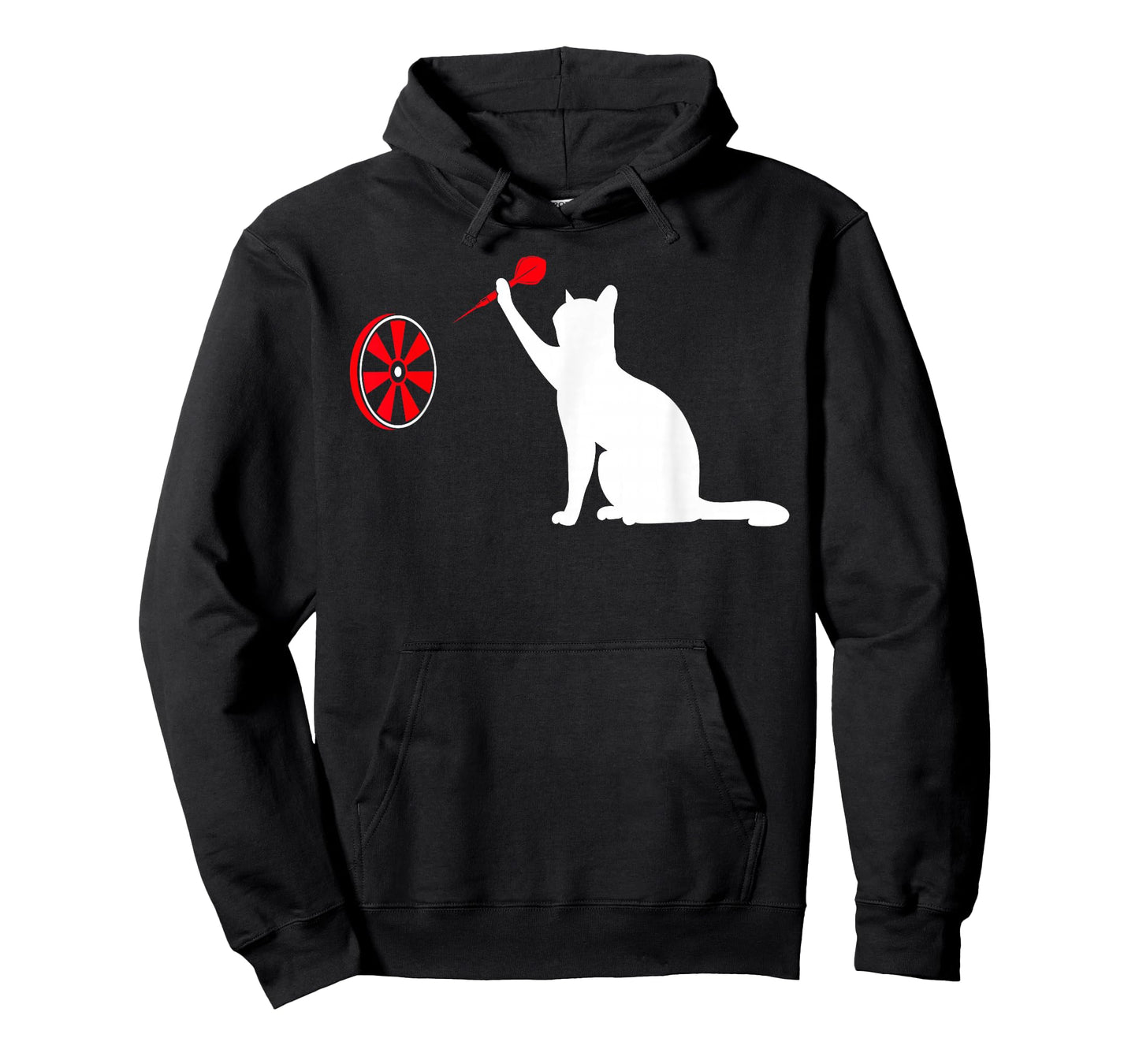 Darts Cat - Funny Dart Throwing Cat Dart and Cat Lover T-Shirt