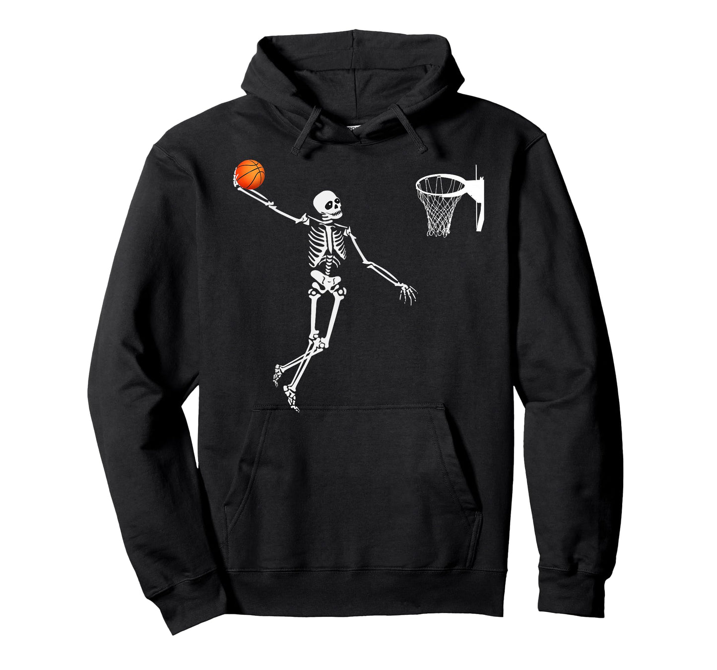 Basketball Skeleton Halloween Shirt Art-Dunking Skeleton T-Shirt
