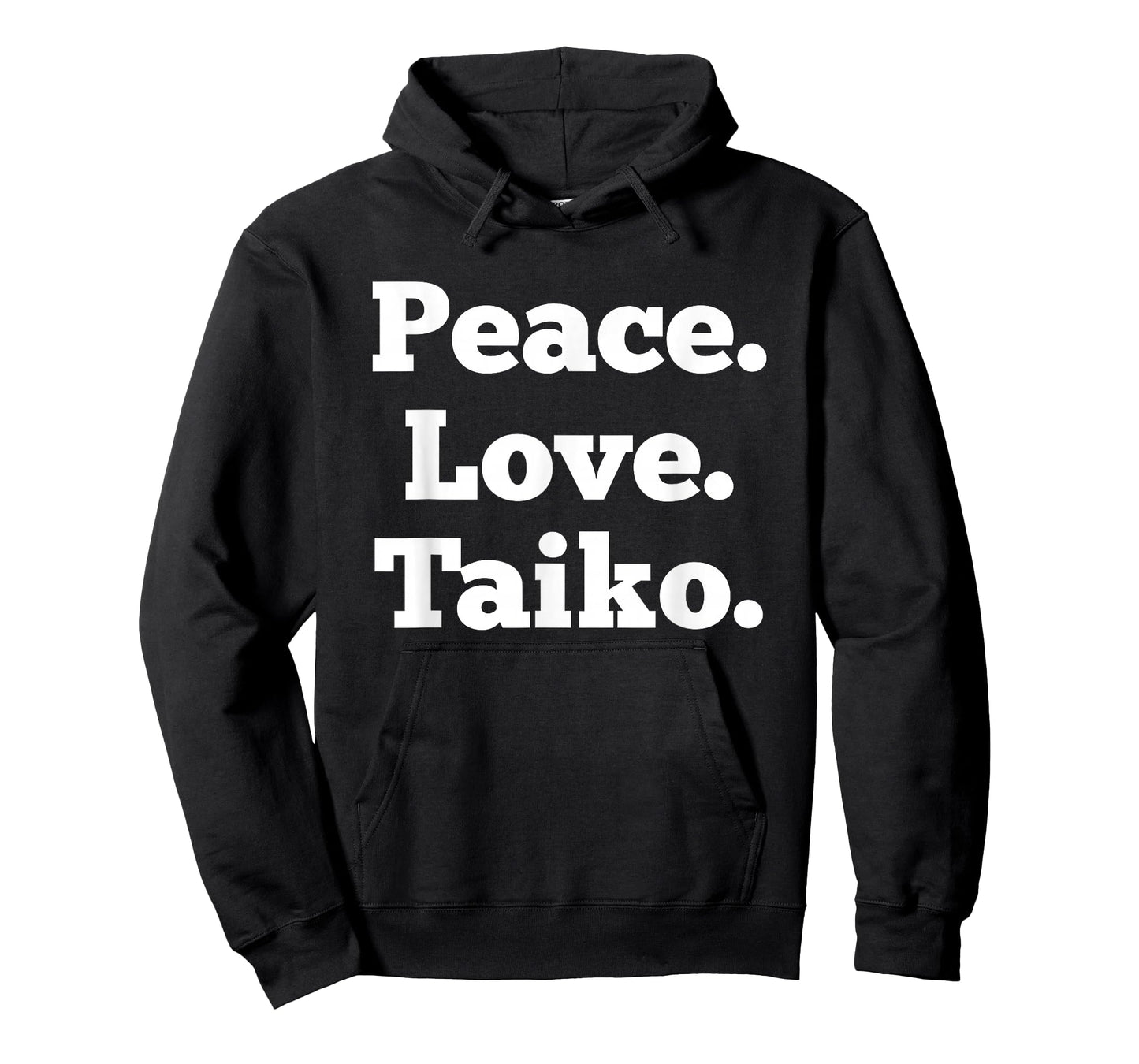 Peace Love Taiko Drum Taiko Drumming Taiko Drummer T-Shirt