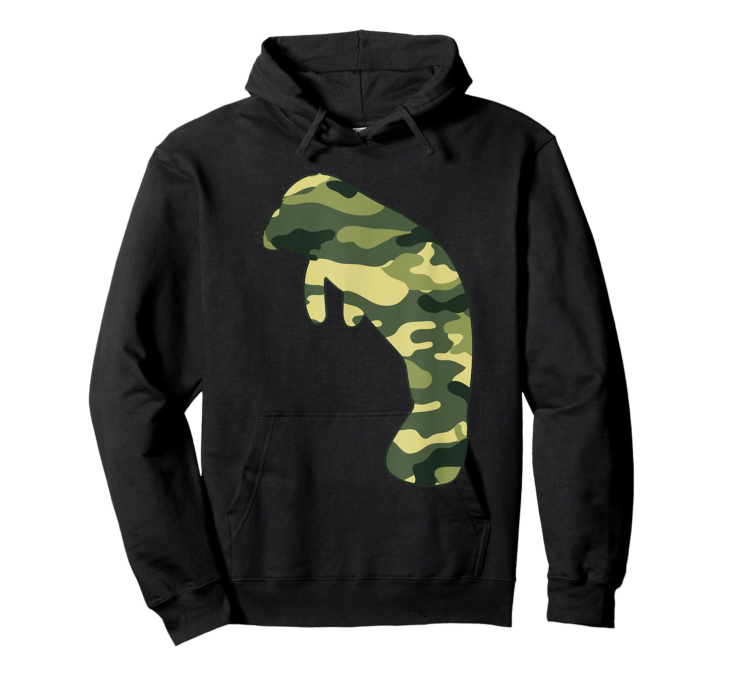 Military Dugong Camo Men Print US Manatee Veteran Gift T-Shirt