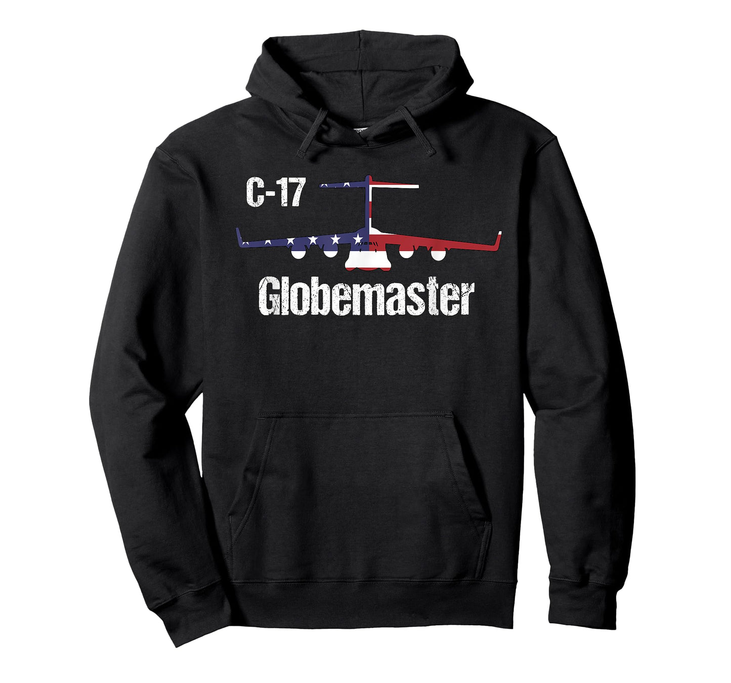 C17 Globemaster Air Force Pilot Gifts American Flag Aviation T-Shirt