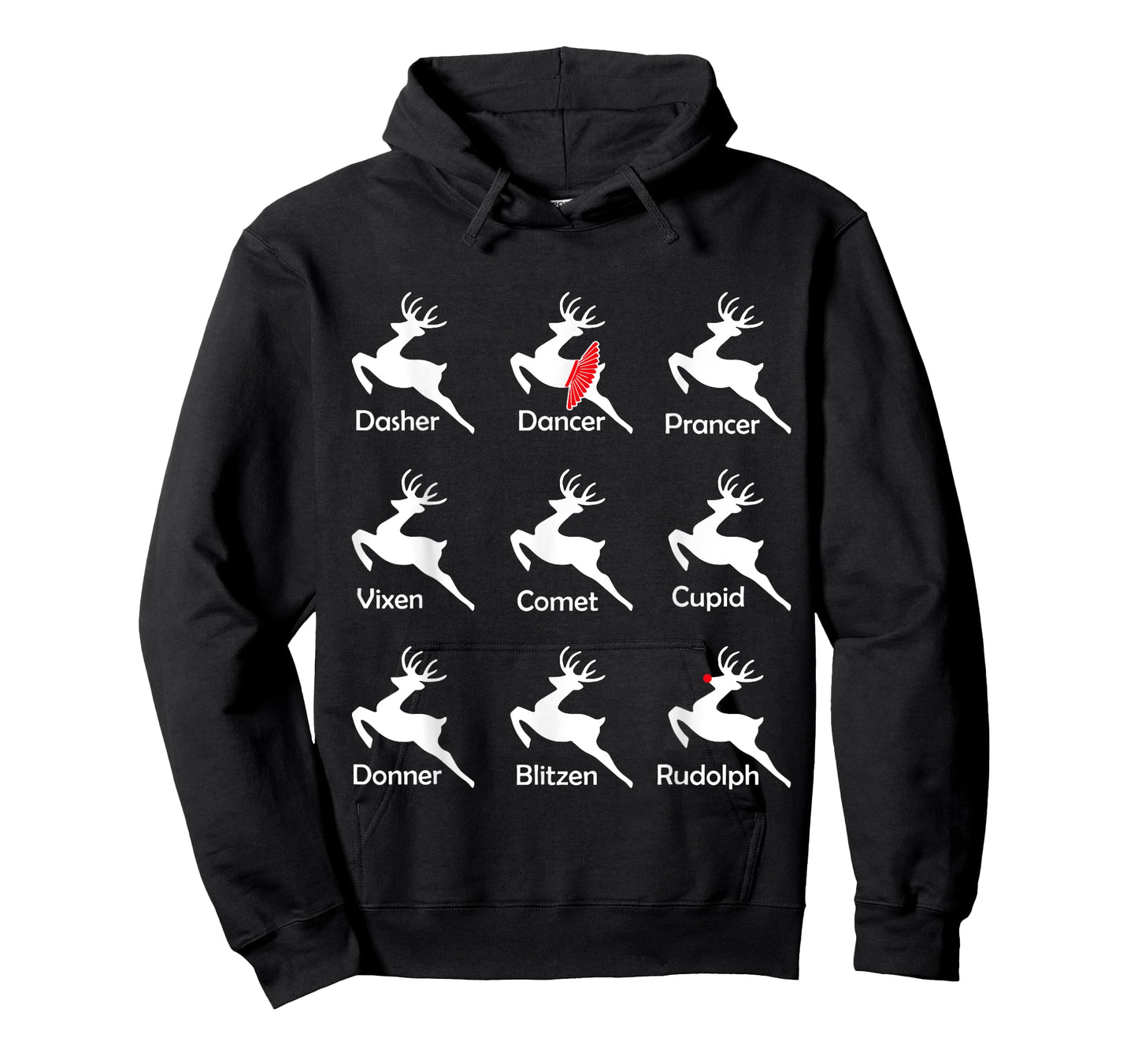 Christmas Reindeer Dancer Ballet Ballerina Dance Teacher T-Shirt