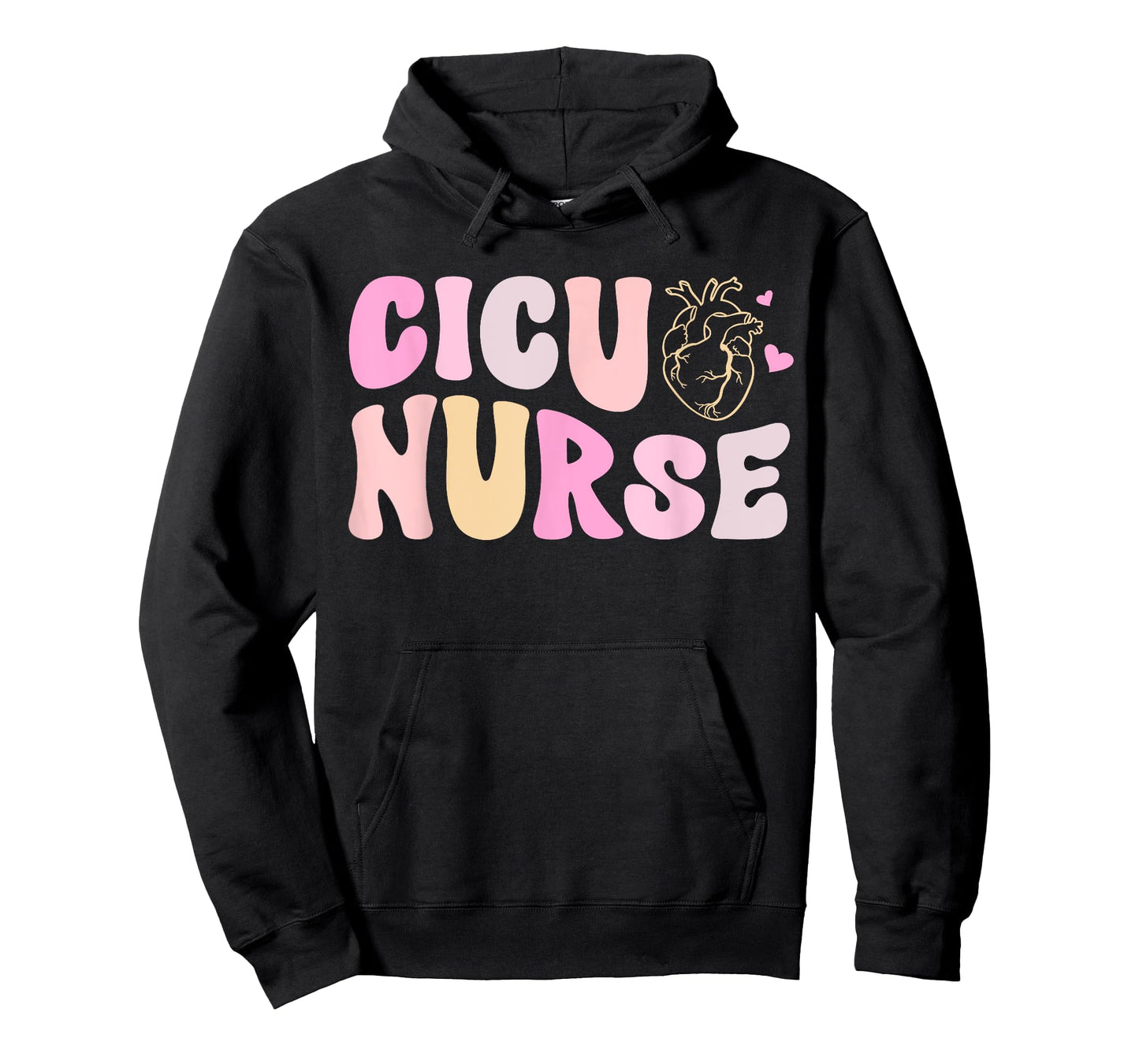 CICU Nurse Groovy Cardiac Intensive Care Unit Appreciation T-Shirt