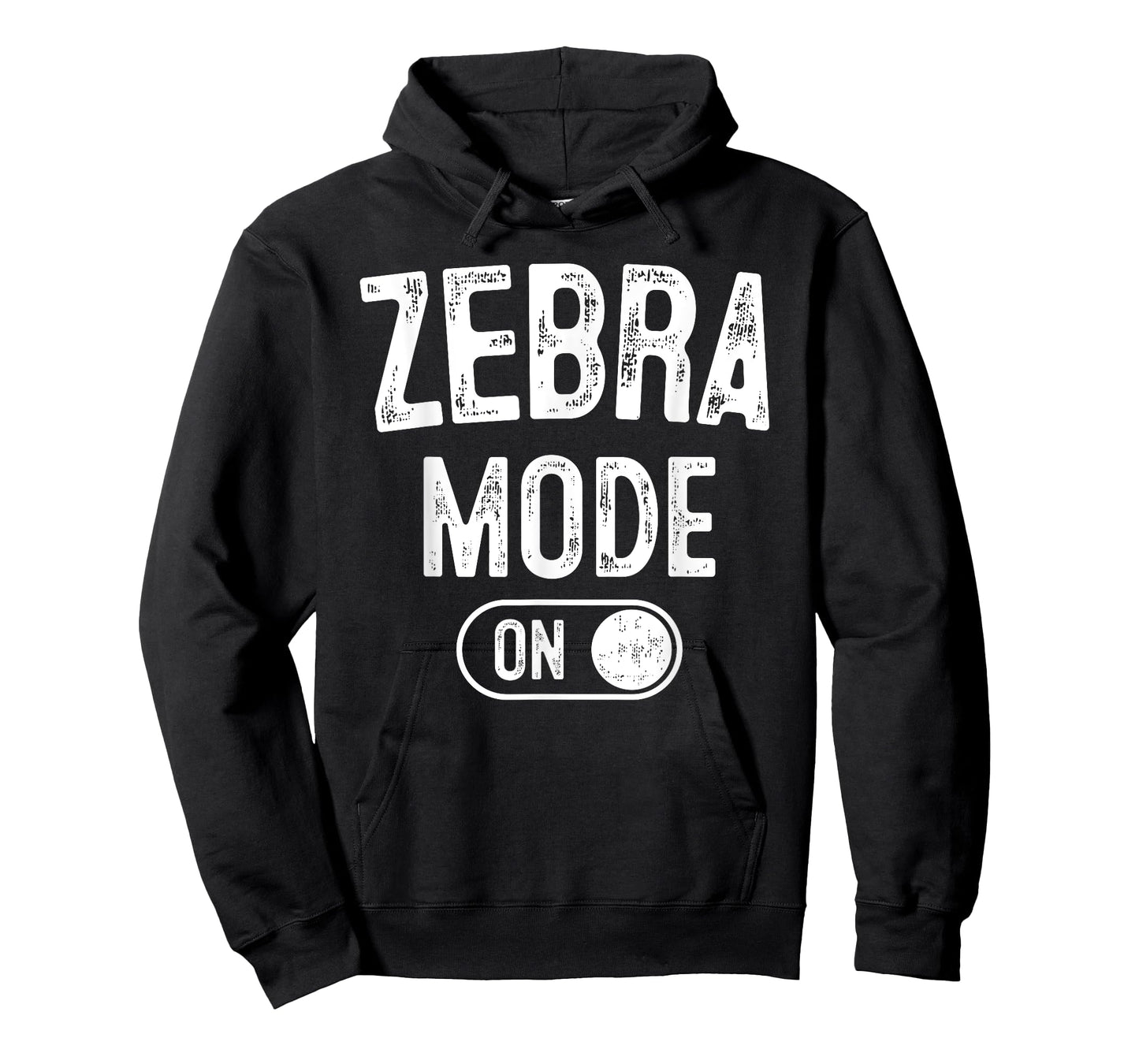 Zebra Mode On Costume Funny Safari Gift Zoo Animal Lover T-Shirt